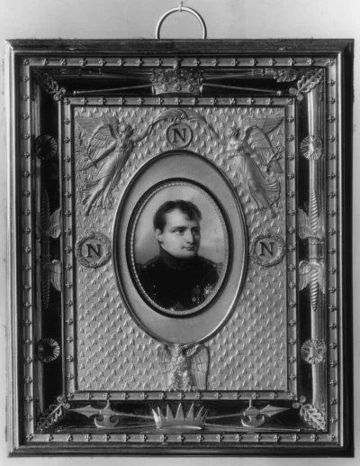 Napoléon Ier — Jean-Baptiste Isabey (1812) — watercolor on ivory, gold frame, Walters Art Museum, Baltimore