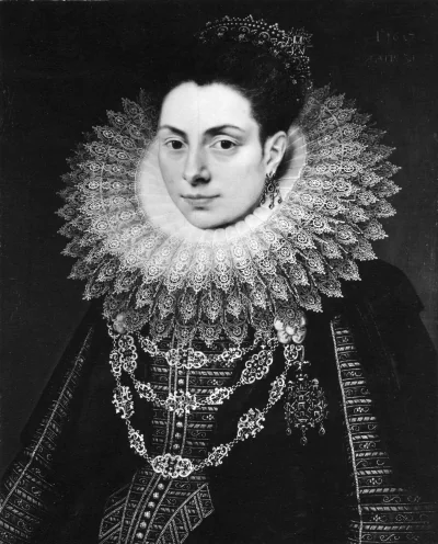 Portrait d'une noble dame — Frans Pourbus the younger ; Flemish (1617) — oil on canvas, Walters Art Museum, Baltimore