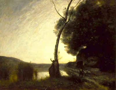 L'Étoile du soir — Jean-Baptiste-Camille Corot (1864) — oil on canvas, Walters Art Museum, Baltimore