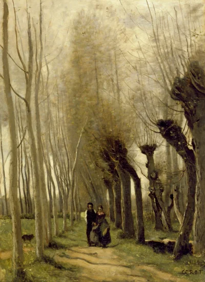 Les Saules de Marissel — Jean-Baptiste-Camille Corot (1857) — oil on canvas, Walters Art Museum, Baltimore