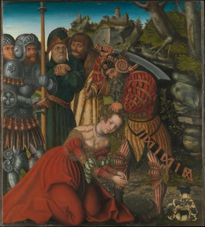 Le Martyre de sainte Barbe — Lucas Cranach the Elder (1505) — Oil on linden, Metropolitan Museum of Art, New York, NY