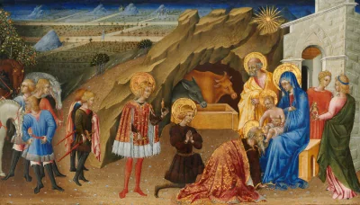 L'Adoration des Mages — Giovanni di Paolo (1450) — tempera on panel, National Gallery of Art, Washington
