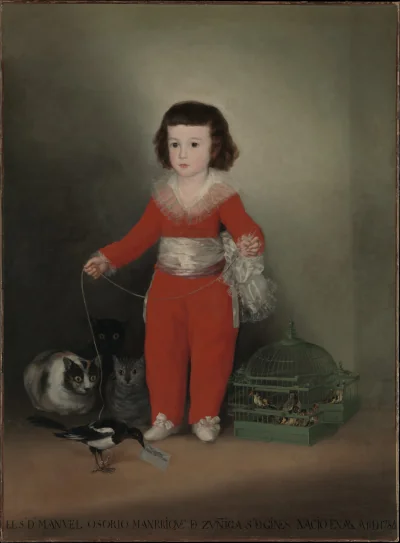 Manuel Osorio Manrique de Zuñiga (1784–1792) — Francisco de Goya (1787) — Oil on canvas, Metropolitan Museum of Art, New York, NY