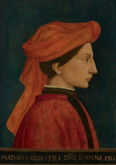Matteo Olivieri (?) — Florentine 15th Century (1430) — tempera (and oil?) on panel transferred to canvas, National Gallery of Art, Washington