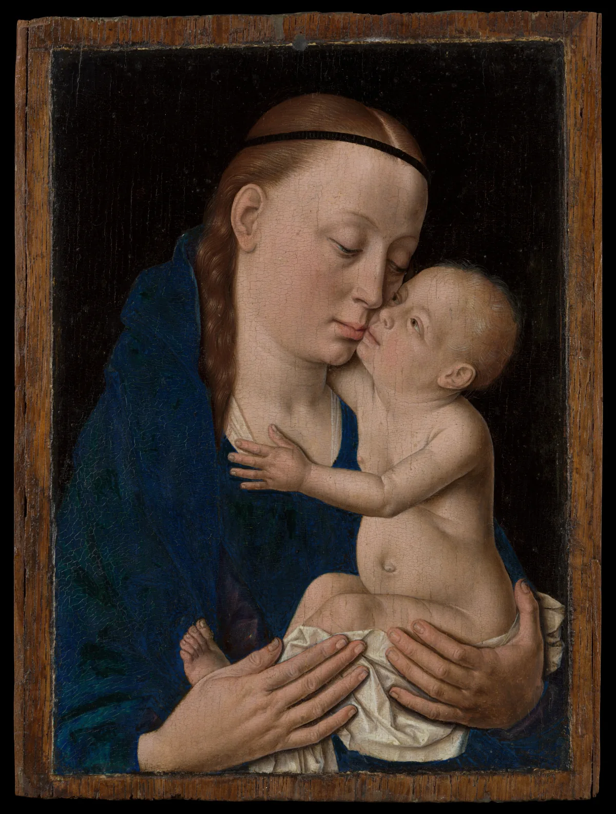 Virgin and Child — Dieric Bouts (1455) — Oil on wood, Metropolitan Museum of Art, New York, NY
