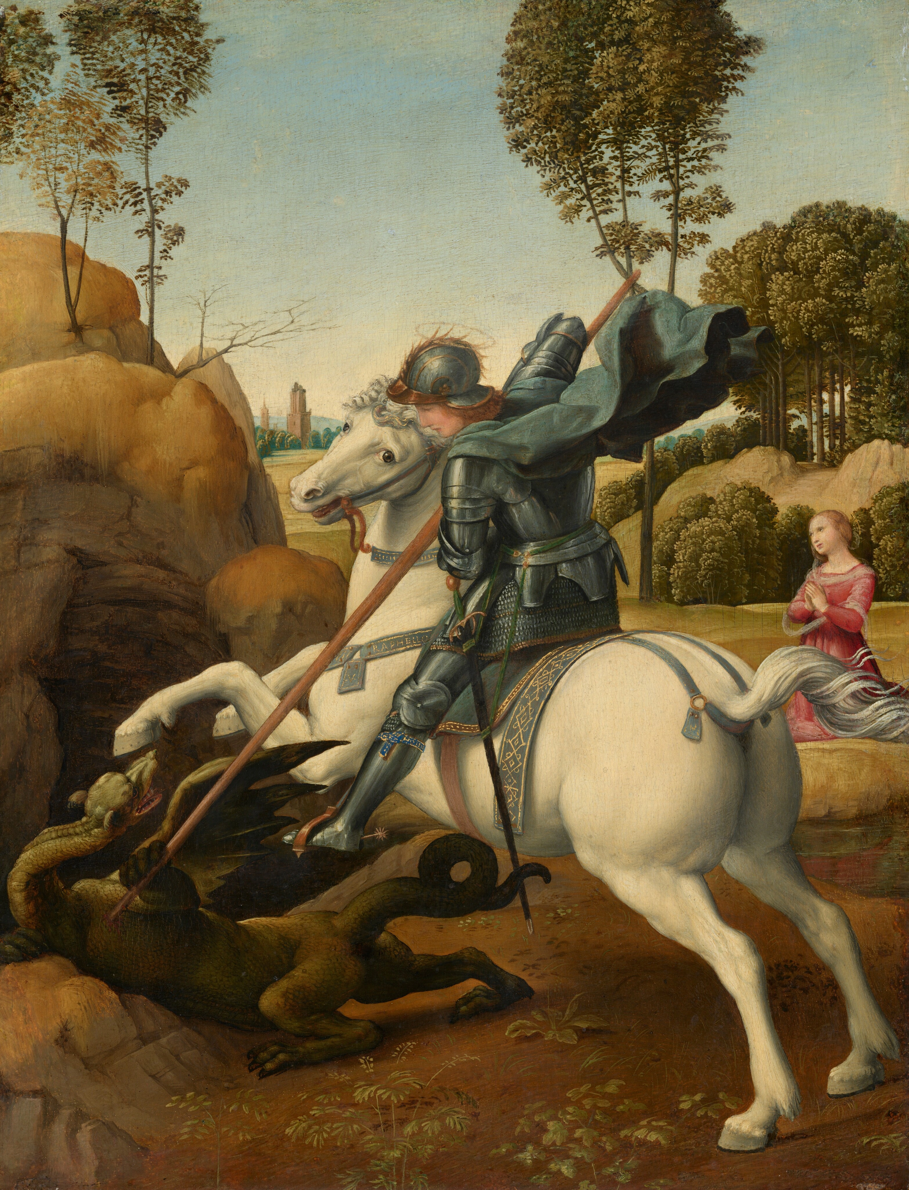 Saint Georges terrassant le dragon