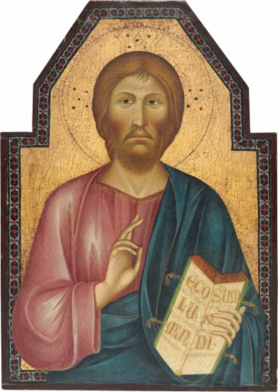 Le Christ bénissant — Grifo di Tancredi (1310) — tempera on panel, National Gallery of Art, Washington