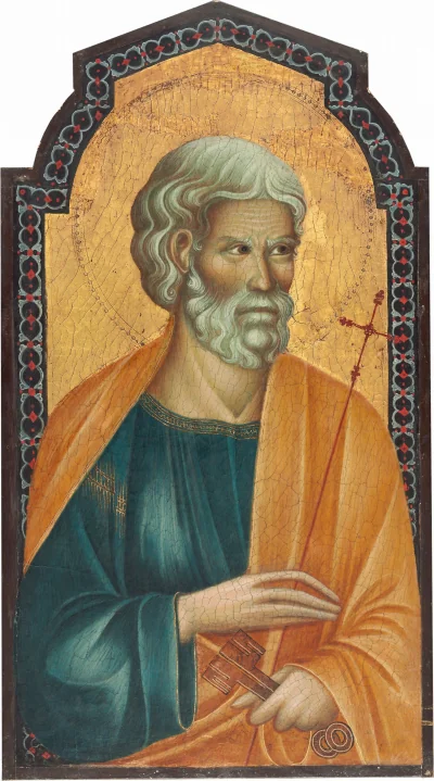 Saint Pierre — Grifo di Tancredi (1310) — tempera on panel, National Gallery of Art, Washington