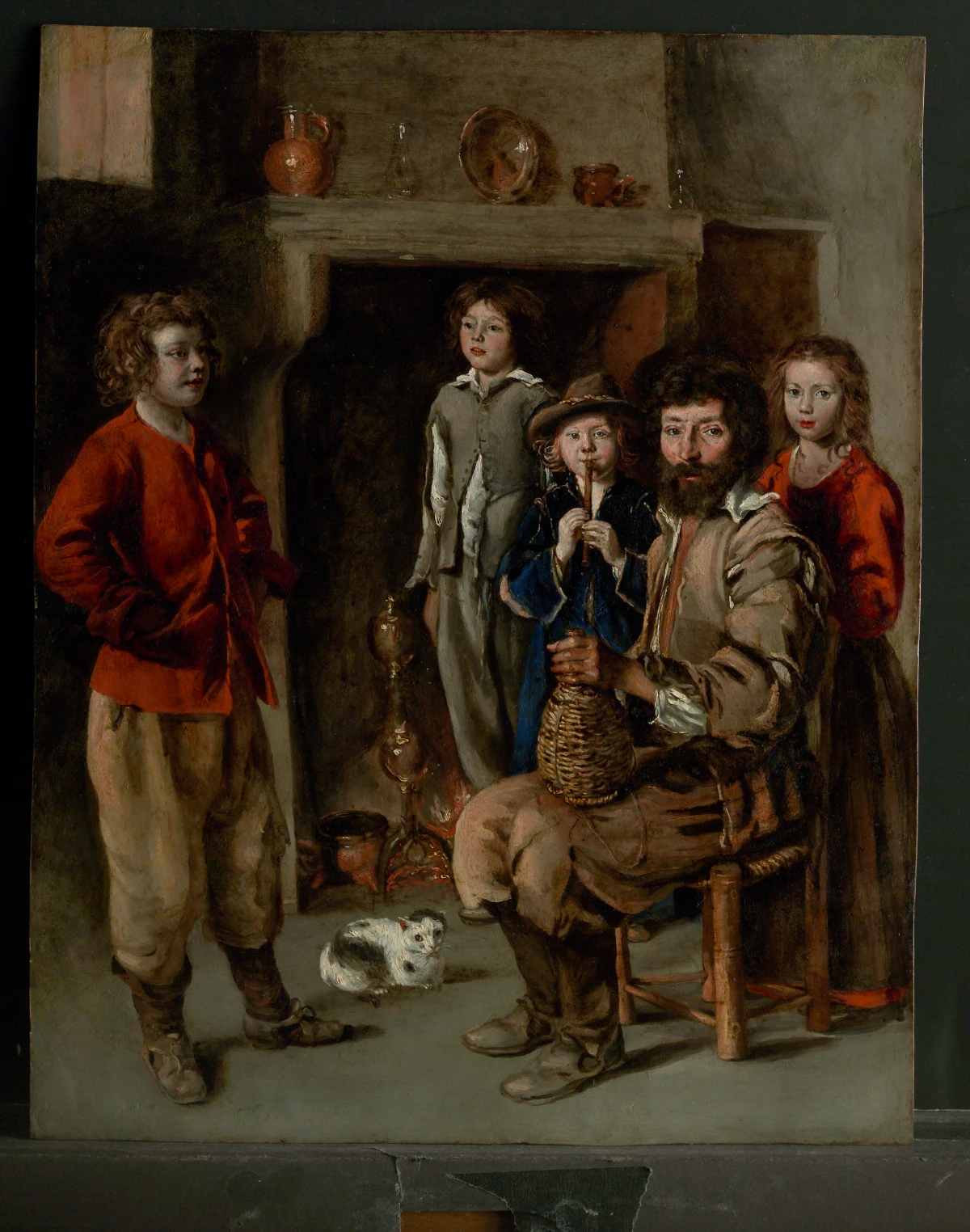 Une famille de paysans — Antoine Le Nain (1640) — Oil on copper, Metropolitan Museum of Art, New York, NY