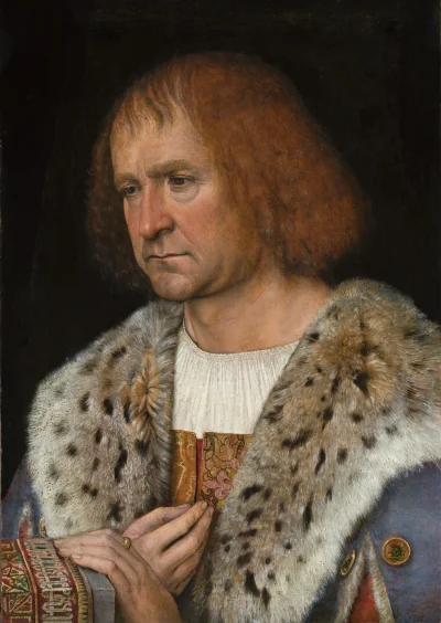 Portrait de Diego de Guevara (?) — Michel Sittow (1515) — oil on panel, National Gallery of Art, Washington
