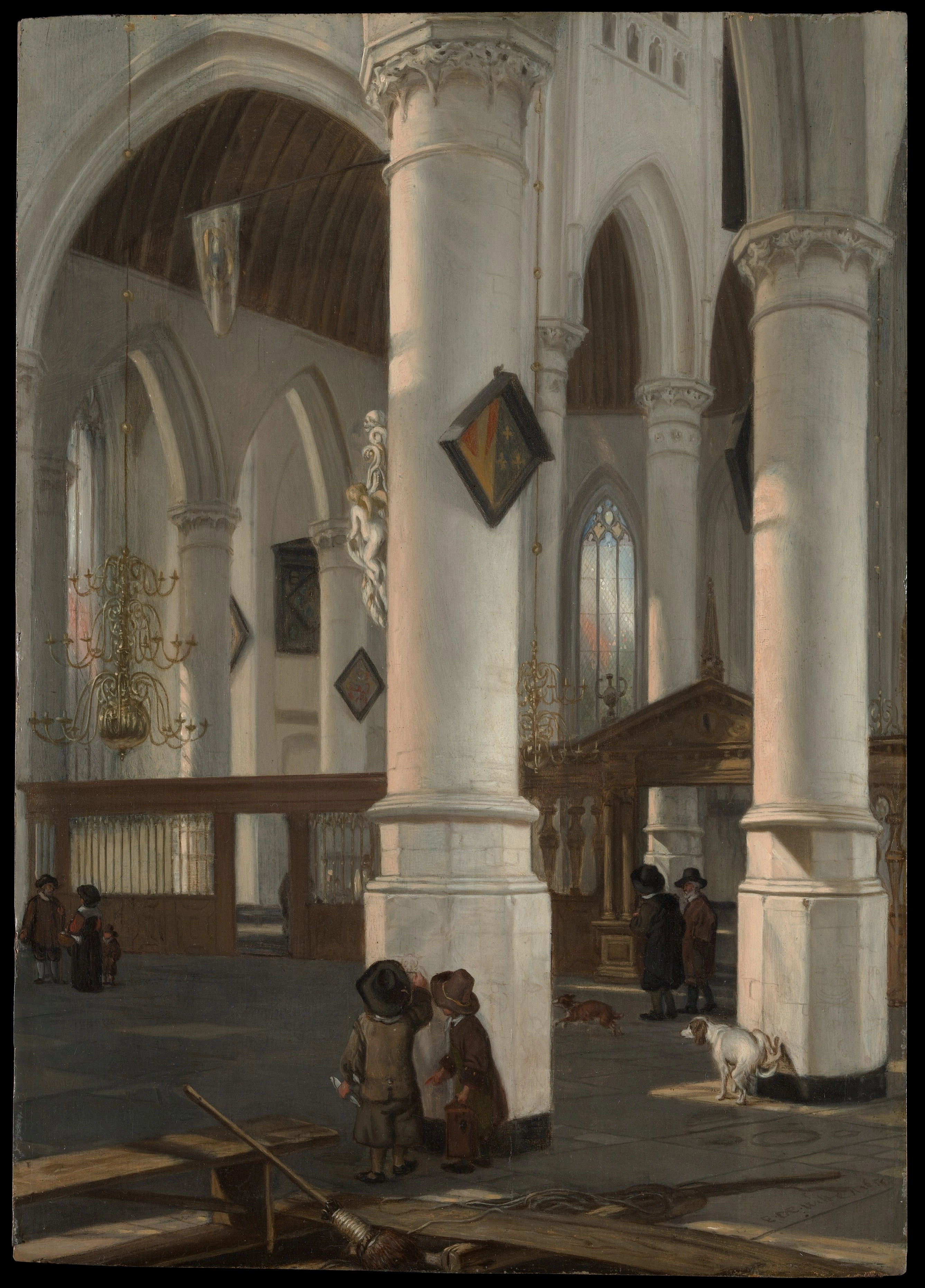 Intérieur de l'Oude Kerk, Delft