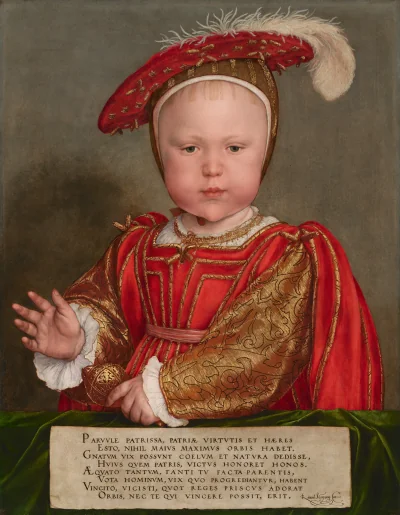 Édouard VI Enfant — Hans Holbein the Younger (1538) — oil on panel, National Gallery of Art, Washington