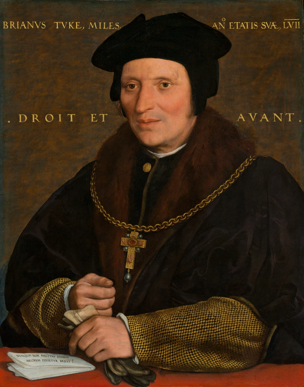 Sir Brian Tuke — Hans Holbein the Younger (1527) — oil on panel, National Gallery of Art, Washington