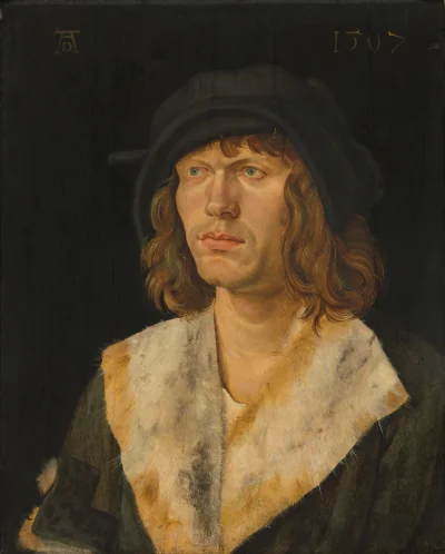 Portrait d'un Homme — Hans Leonard Schäufelein (1507) — oil on panel, National Gallery of Art, Washington