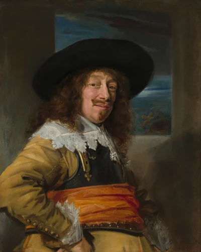 Portrait d'un Membre de la Garde Civique de Haarlem — Frans Hals (1636) — oil on canvas, National Gallery of Art, Washington