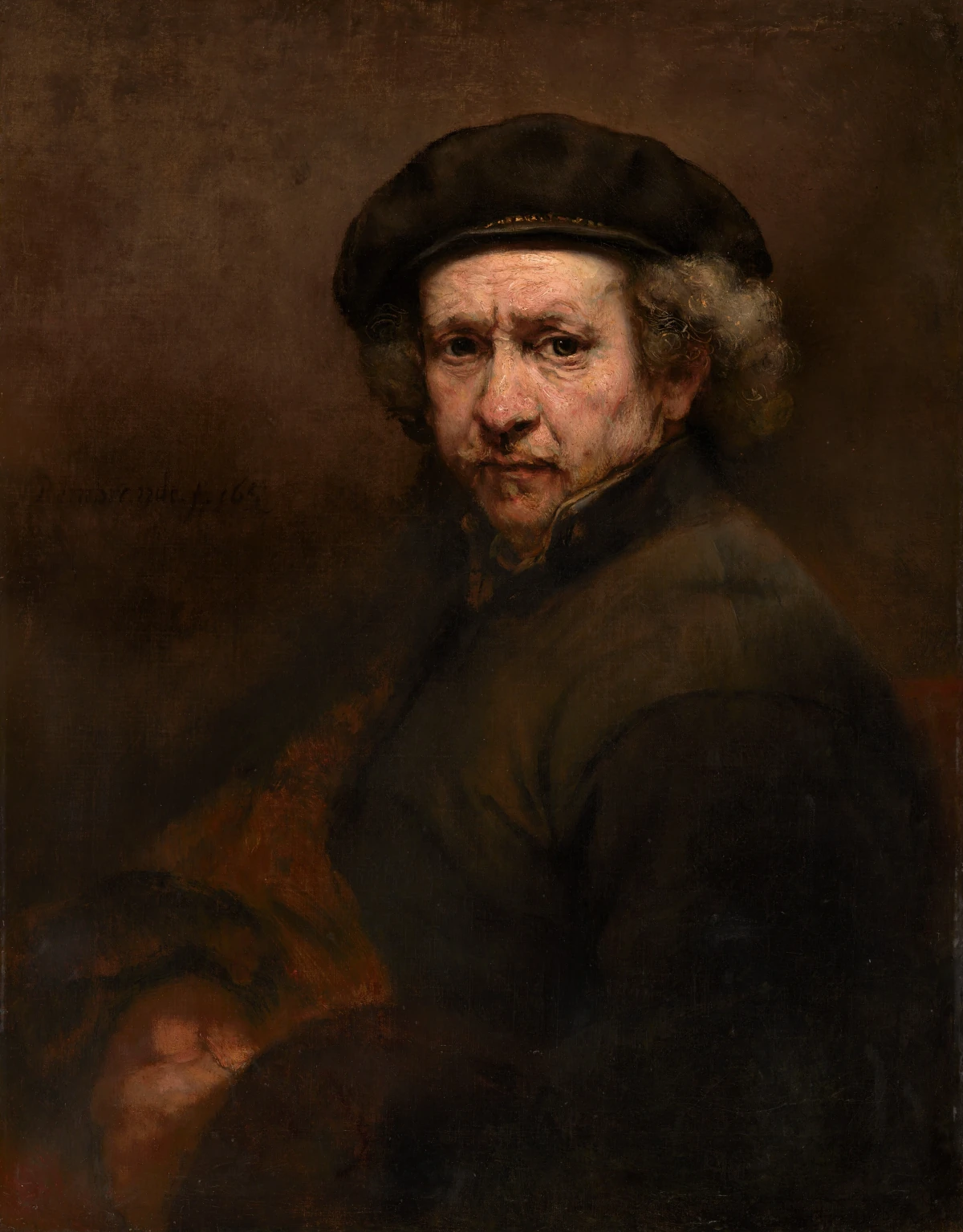Self-Portrait — Rembrandt van Rijn (1659) — oil on canvas, National Gallery of Art, Washington