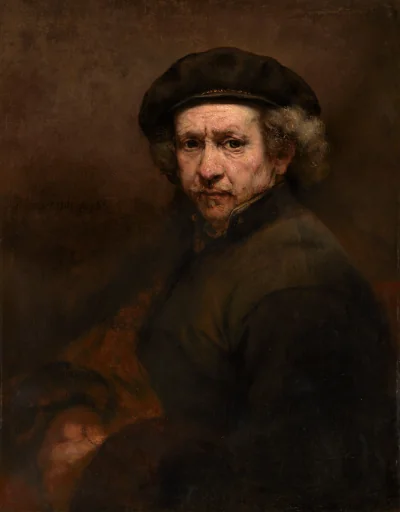Self-Portrait — Rembrandt van Rijn (1659) — oil on canvas, National Gallery of Art, Washington