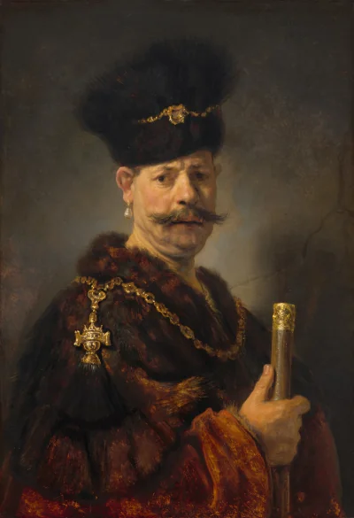 Un Noble Polonais — Rembrandt van Rijn (1637) — oil on panel, National Gallery of Art, Washington