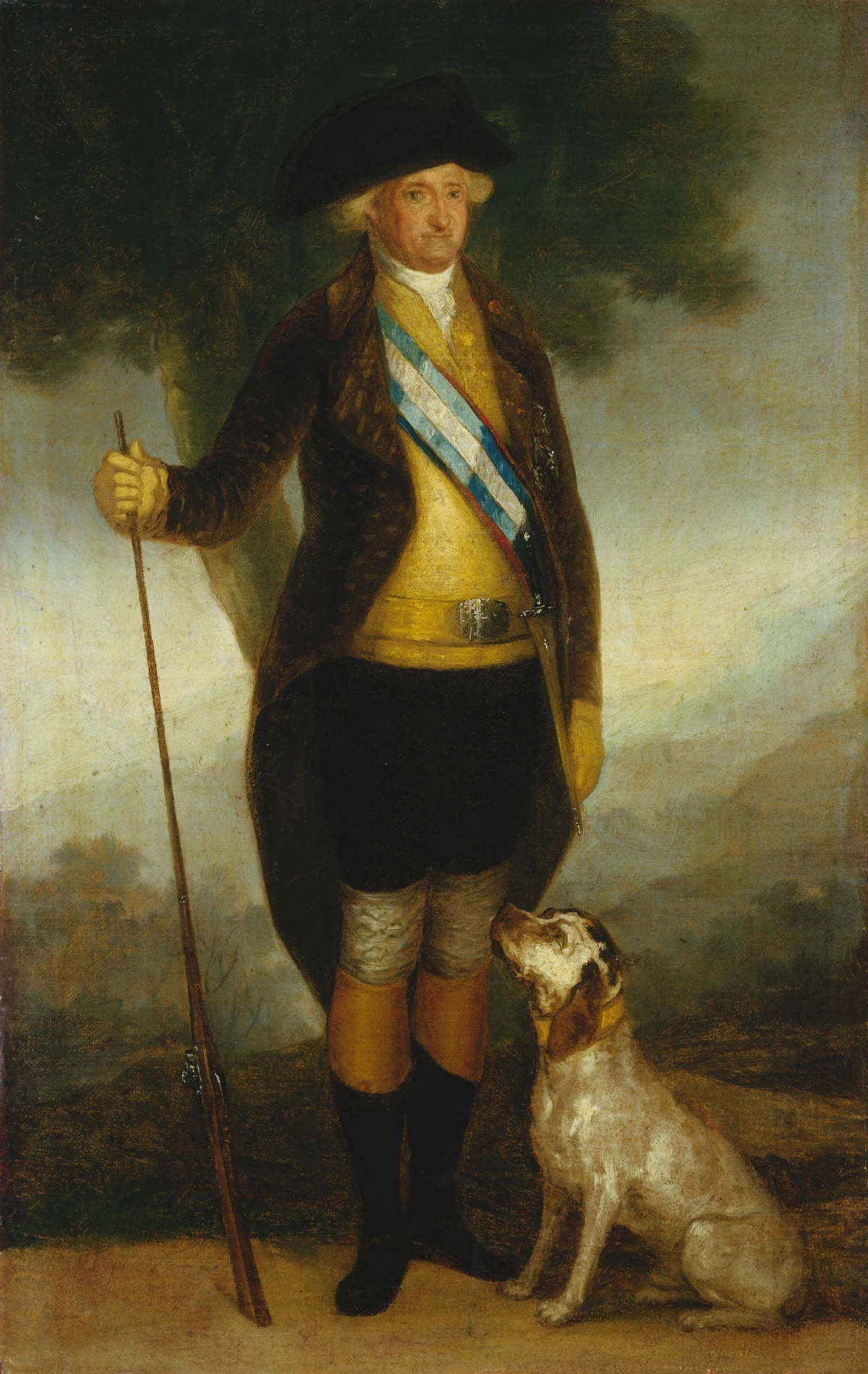Charles IV d'Espagne en Chasseur — Francisco Goya (1799) — oil on canvas, National Gallery of Art, Washington