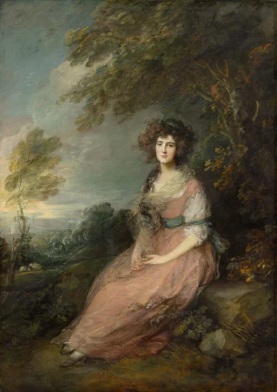 Mme Richard Brinsley Sheridan — Thomas Gainsborough (1785) — oil on canvas, National Gallery of Art, Washington