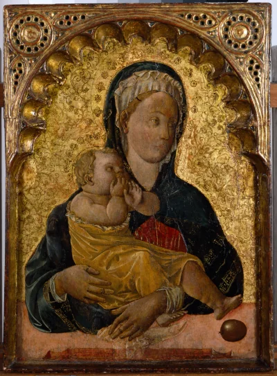 La Vierge à l'Enfant — Francesco Squarcione (1430) — tempera and gold leaf on wood panel, Walters Art Museum, Baltimore