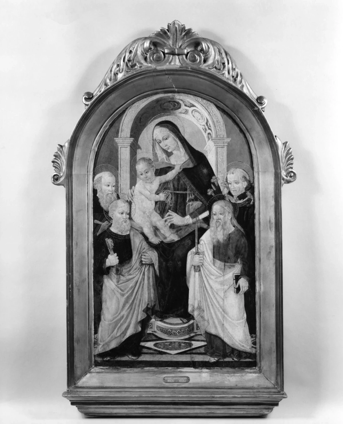 La Vierge à l'Enfant avec quatre saints — Florentine (1500) — oil on wood panel, Walters Art Museum, Baltimore