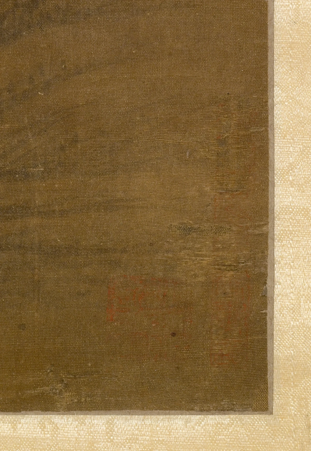 Paysage d'hiver dans le style de Li Shan — Chinese ; Li Shan (1368) — ink on silk mounted on paper, Walters Art Museum, Baltimore