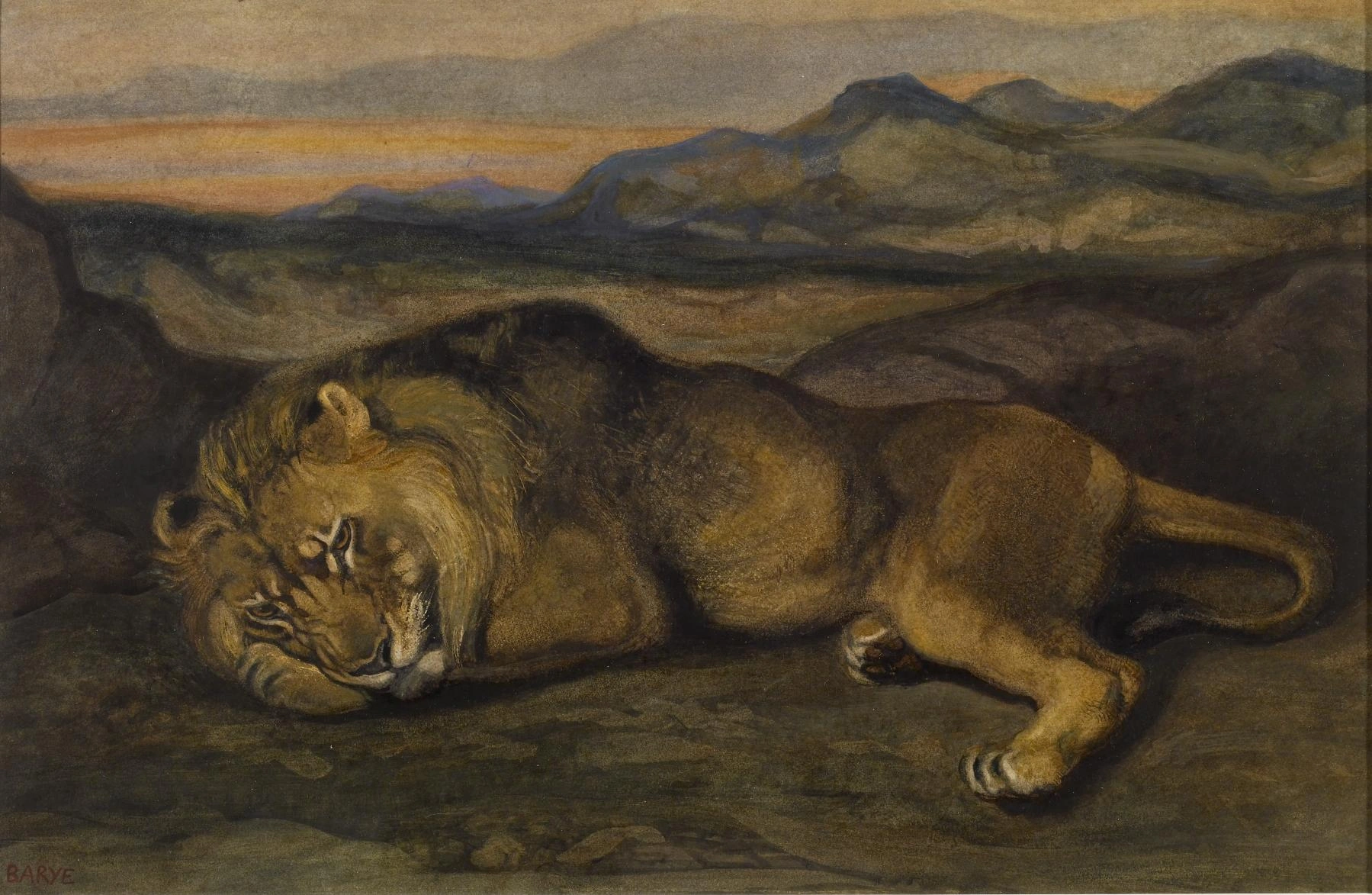 Grand lion