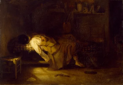Le Suicide — Alexandre-Gabriel Decamps (1824) — oil on canvas, Walters Art Museum, Baltimore