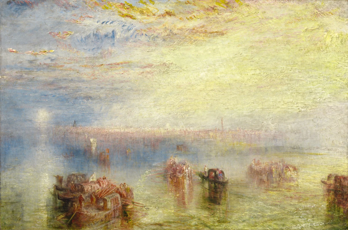 Approach to Venice — Joseph Mallord William Turner (1844) — oil on canvas, National Gallery of Art, Washington