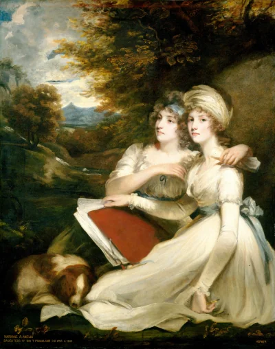 Les sœurs Frankland — John Hoppner (1795) — oil on canvas, National Gallery of Art, Washington