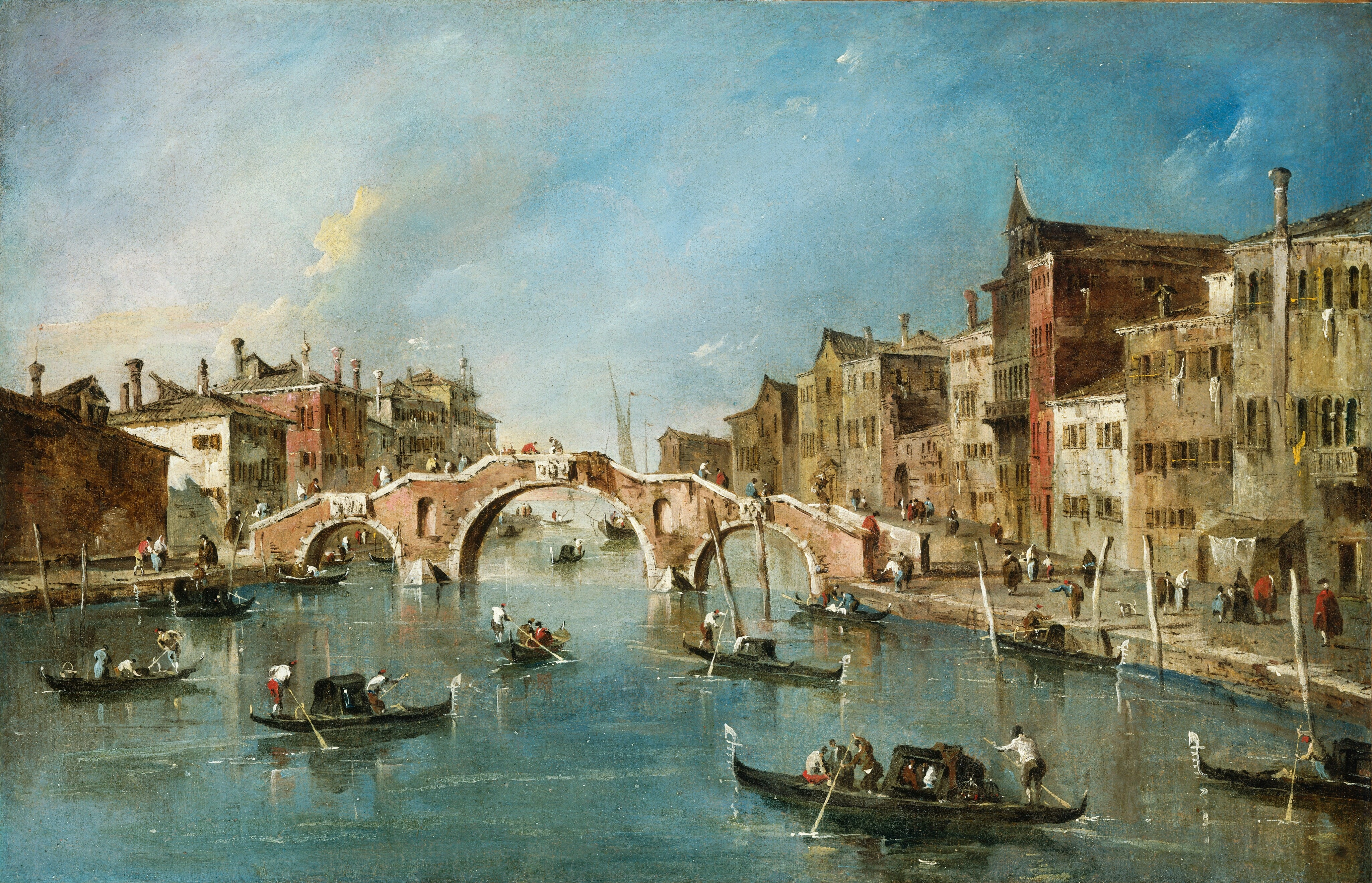 Vue du canal de Cannaregio, Venise
