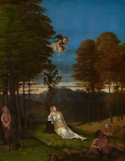 Allégorie de la Chasteté — Lorenzo Lotto (1505) — oil on panel, National Gallery of Art, Washington