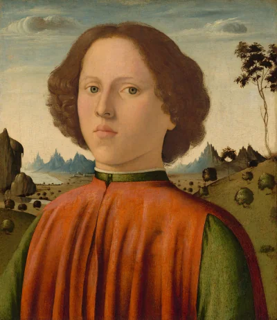 Portrait d'un garçon — Biagio d'Antonio (1476) — oil and tempera on poplar panel, National Gallery of Art, Washington