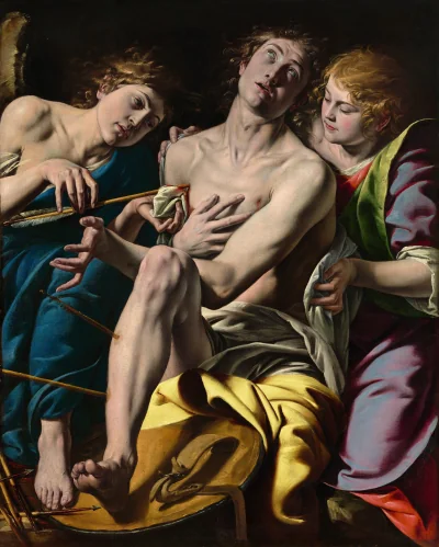 Saint Sébastien — Tanzio da Varallo (1620) — oil on canvas, National Gallery of Art, Washington