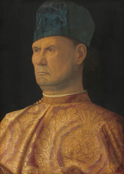 Giovanni Emo — Giovanni Bellini (1475) — oil on panel transferred to canvas mounted on panel, National Gallery of Art, Washington