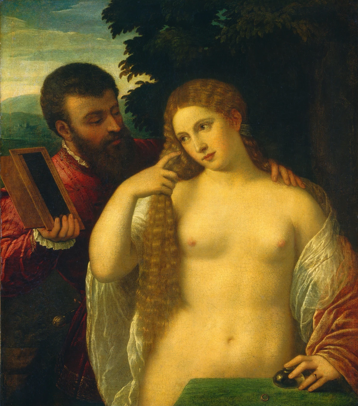 Allegory of Love — Titien (1520) — oil on canvas, National Gallery of Art, Washington