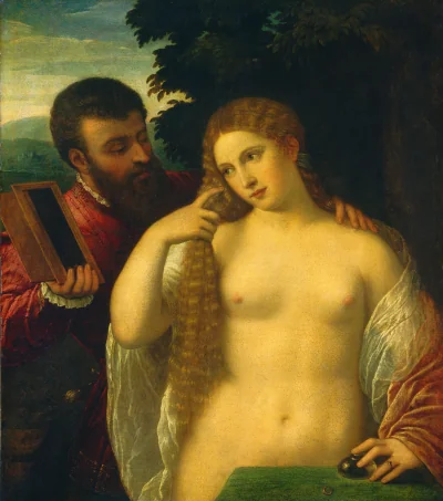 Allégorie de l'amour — Titien (1520) — oil on canvas, National Gallery of Art, Washington