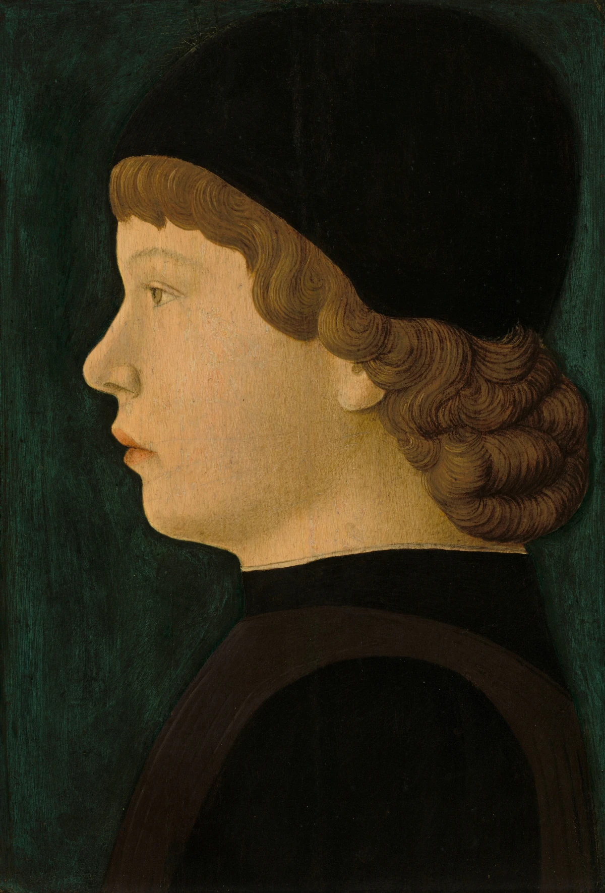 Profile Portrait of a Boy — North Italian 15th Century (1460) — tempera and oil on panel, National Gallery of Art, Washington