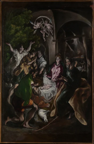L'Adoration des bergers — Le Greco (1605) — Oil on canvas, Metropolitan Museum of Art, New York, NY