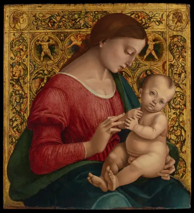 Madonna and Child — Luca Signorelli (1505) — Oil and gold on wood, Metropolitan Museum of Art, New York, NY