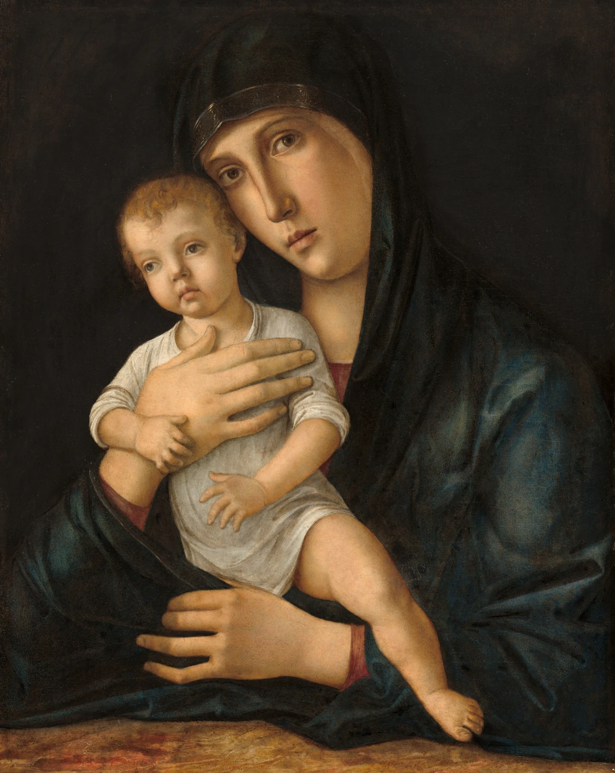 Madonna and Child — Giovanni Bellini (1480) — oil on panel, National Gallery of Art, Washington