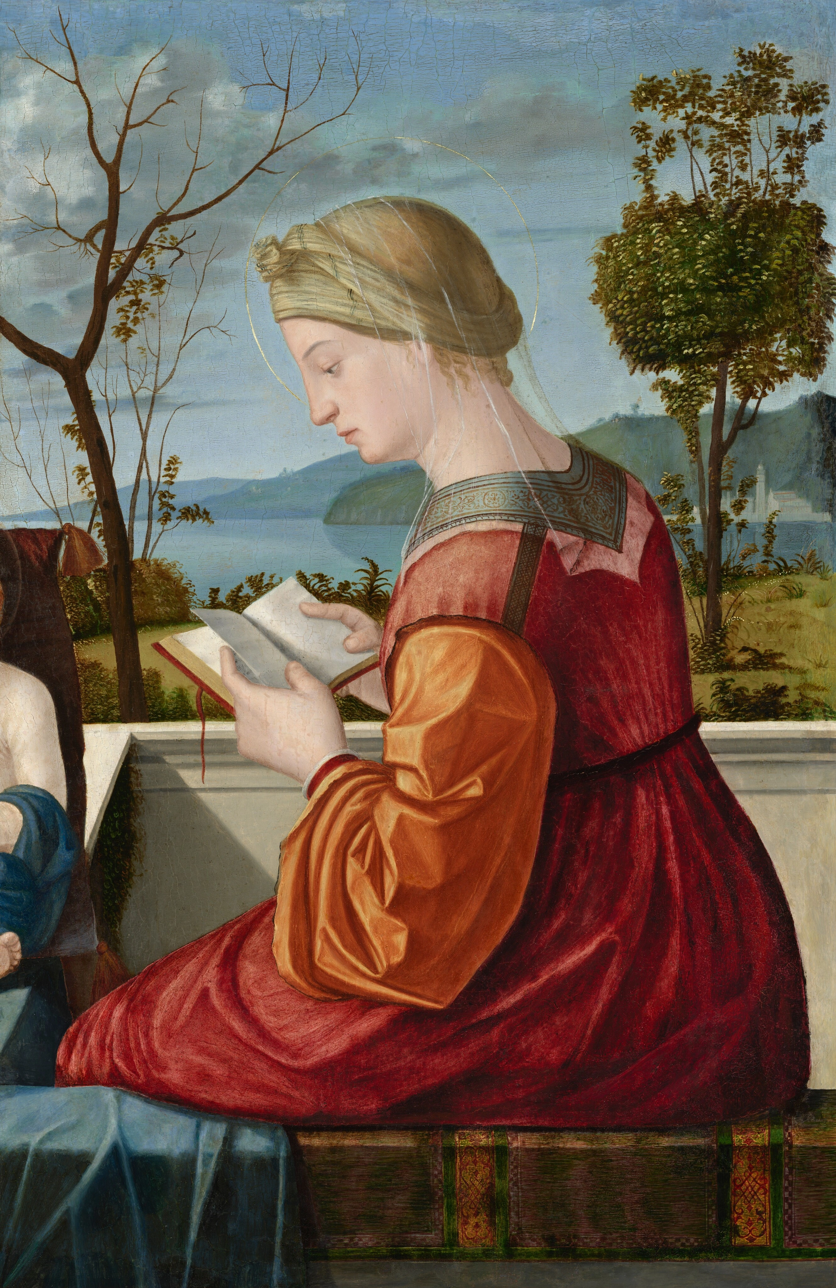 La Vierge lisant