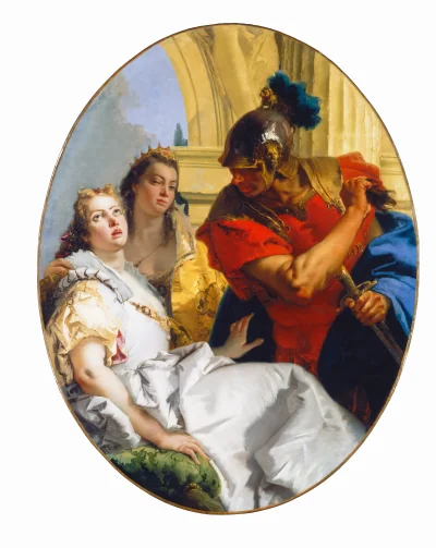 Scène d'histoire ancienne — Giovanni Battista Tiepolo (1750) — oil on canvas, National Gallery of Art, Washington