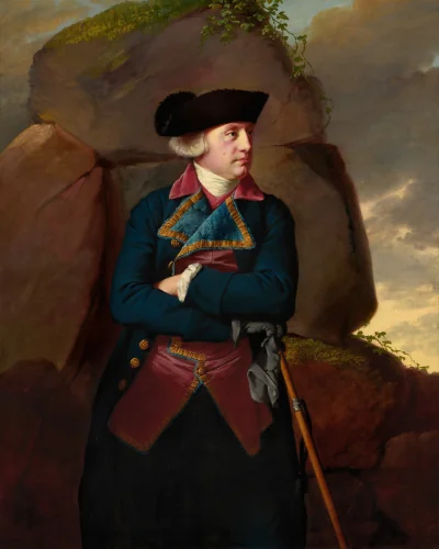 Portrait d'un gentilhomme — Joseph Wright (1770) — oil on canvas, National Gallery of Art, Washington