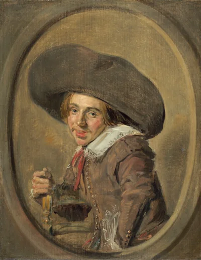 Un jeune homme avec un grand chapeau — Frans Hals (1626) — oil on panel, National Gallery of Art, Washington
