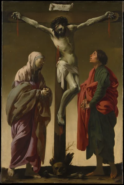 La Crucifixion avec la Vierge et saint Jean — Hendrick ter Brugghen (1624) — Oil on canvas, Metropolitan Museum of Art, New York, NY