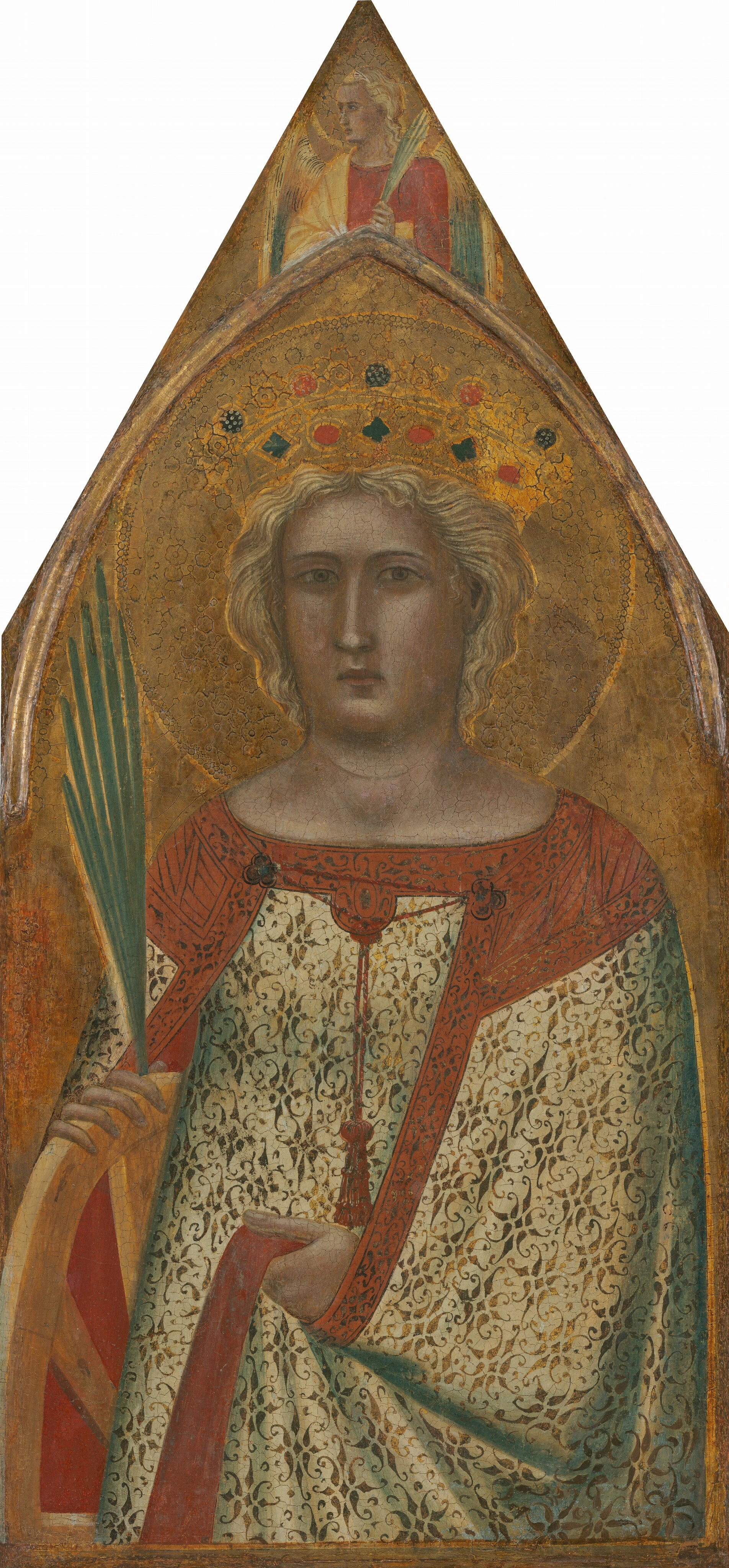 Sainte Catherine d'Alexandrie, avec un ange [panneau droit]