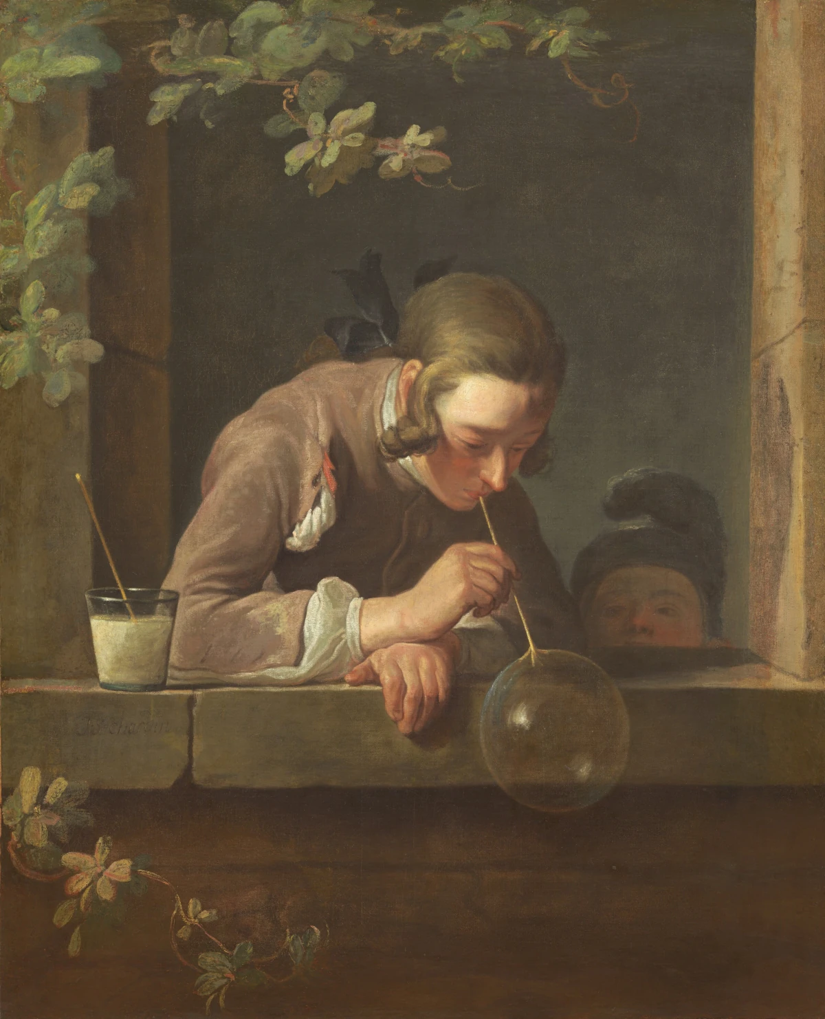 La Bulle de savon — Jean Siméon Chardin (1733) — oil on canvas, National Gallery of Art, Washington