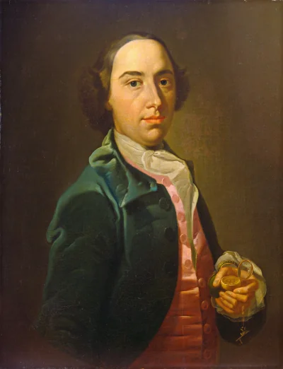 Portrait d'un gentilhomme — George Knapton (1750) — oil on canvas, National Gallery of Art, Washington
